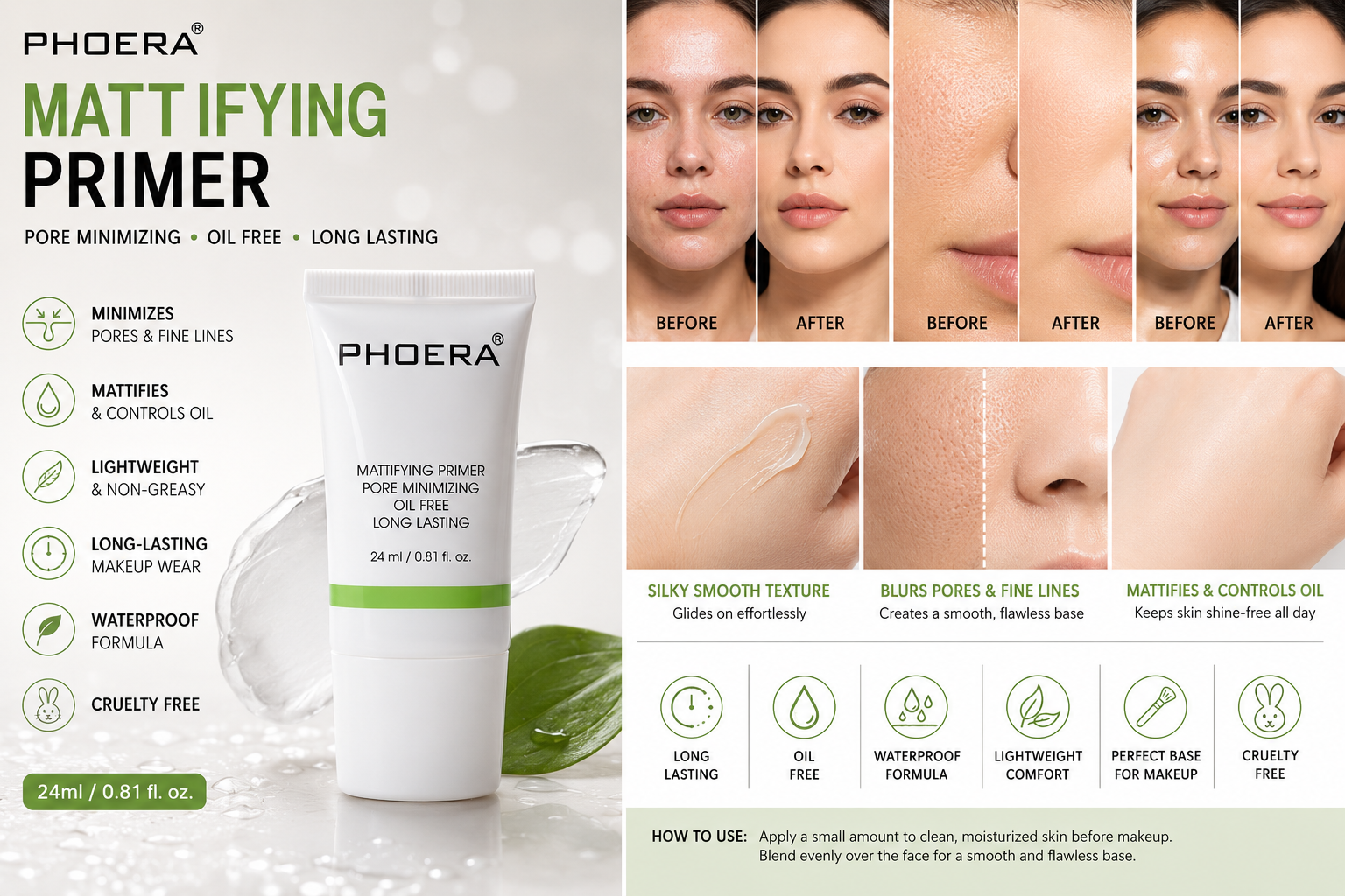 Phoera Mattifying Primer 24ml