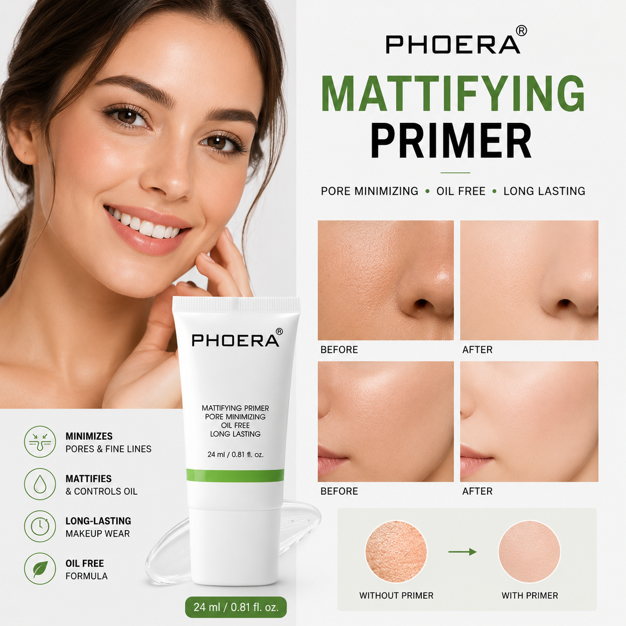 Phoera Mattifying Primer 24ml