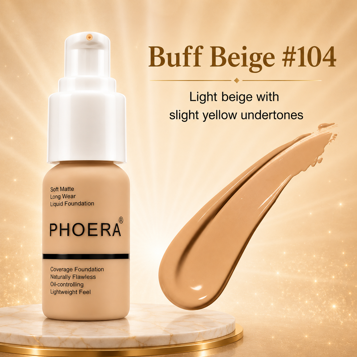 Phoera Flawless Matte Liquid Foundation 30ml