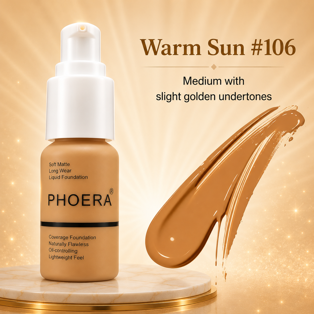 Phoera Flawless Matte Liquid Foundation 30ml