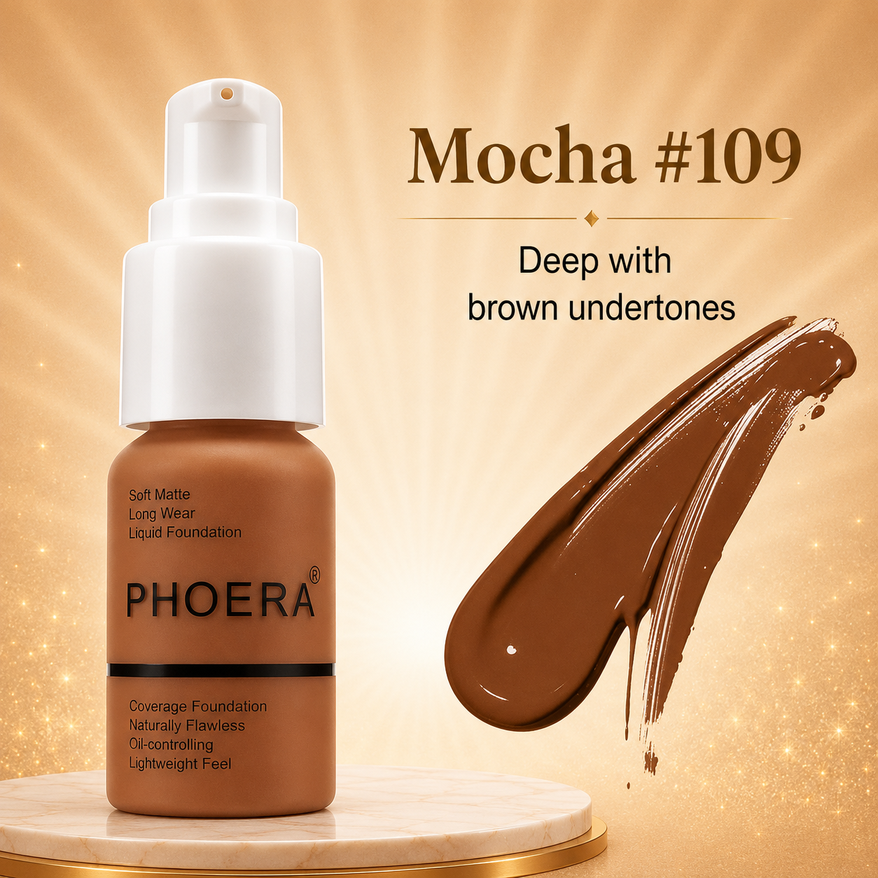 Phoera Flawless Matte Liquid Foundation 30ml